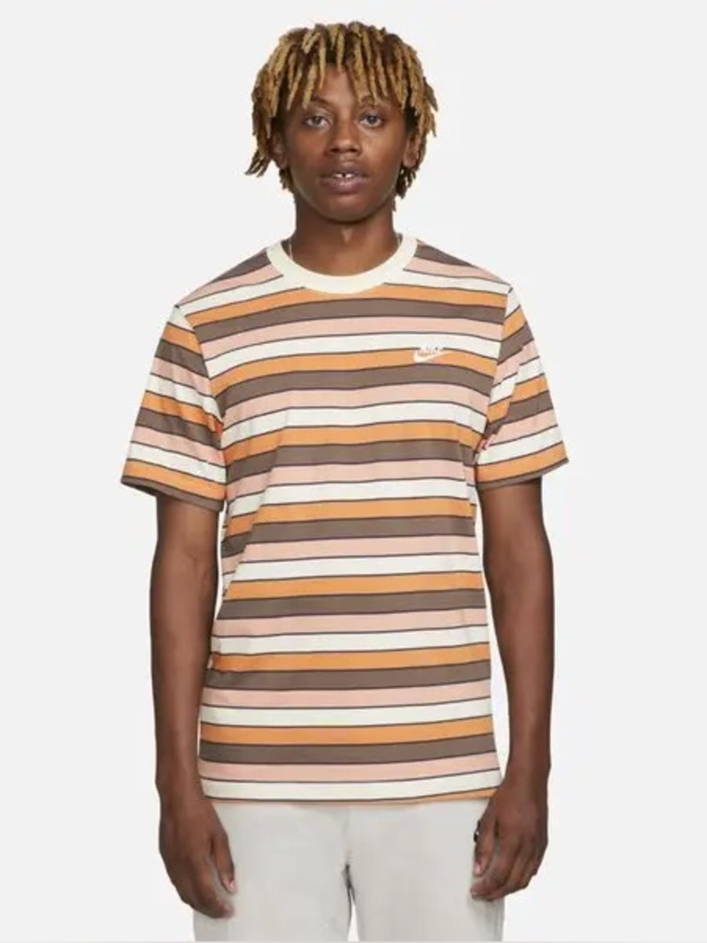 Nike Sportswear Club Striped T-Shirt